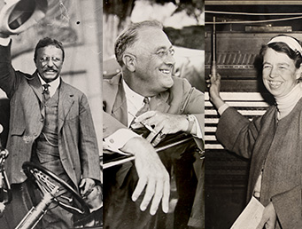 Photos courtesy of (left to right) Library of Congress, Franklin D. Roosevelt Presidential Library, Franklin D. Roosevelt Presidential Library